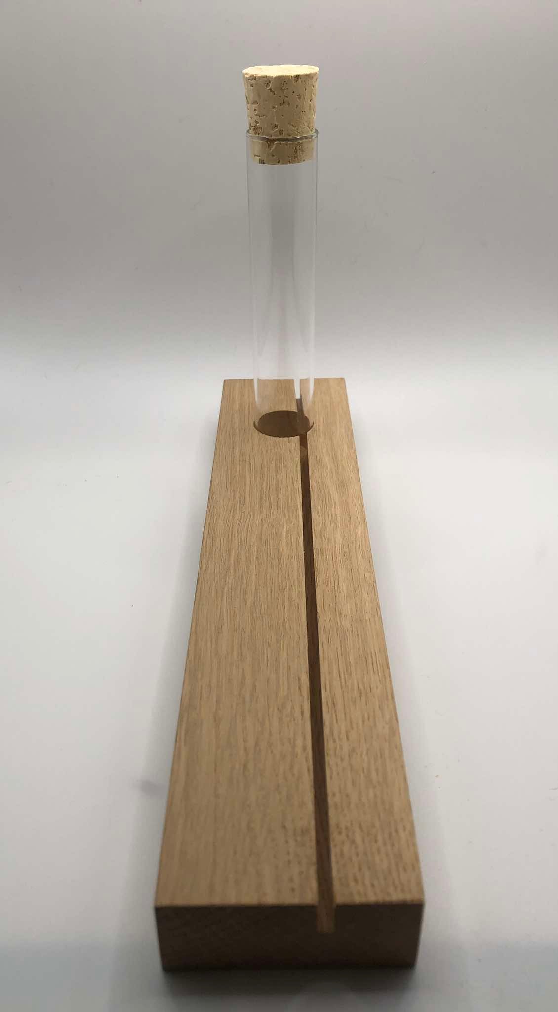 Card holder - test tube with text of your choice