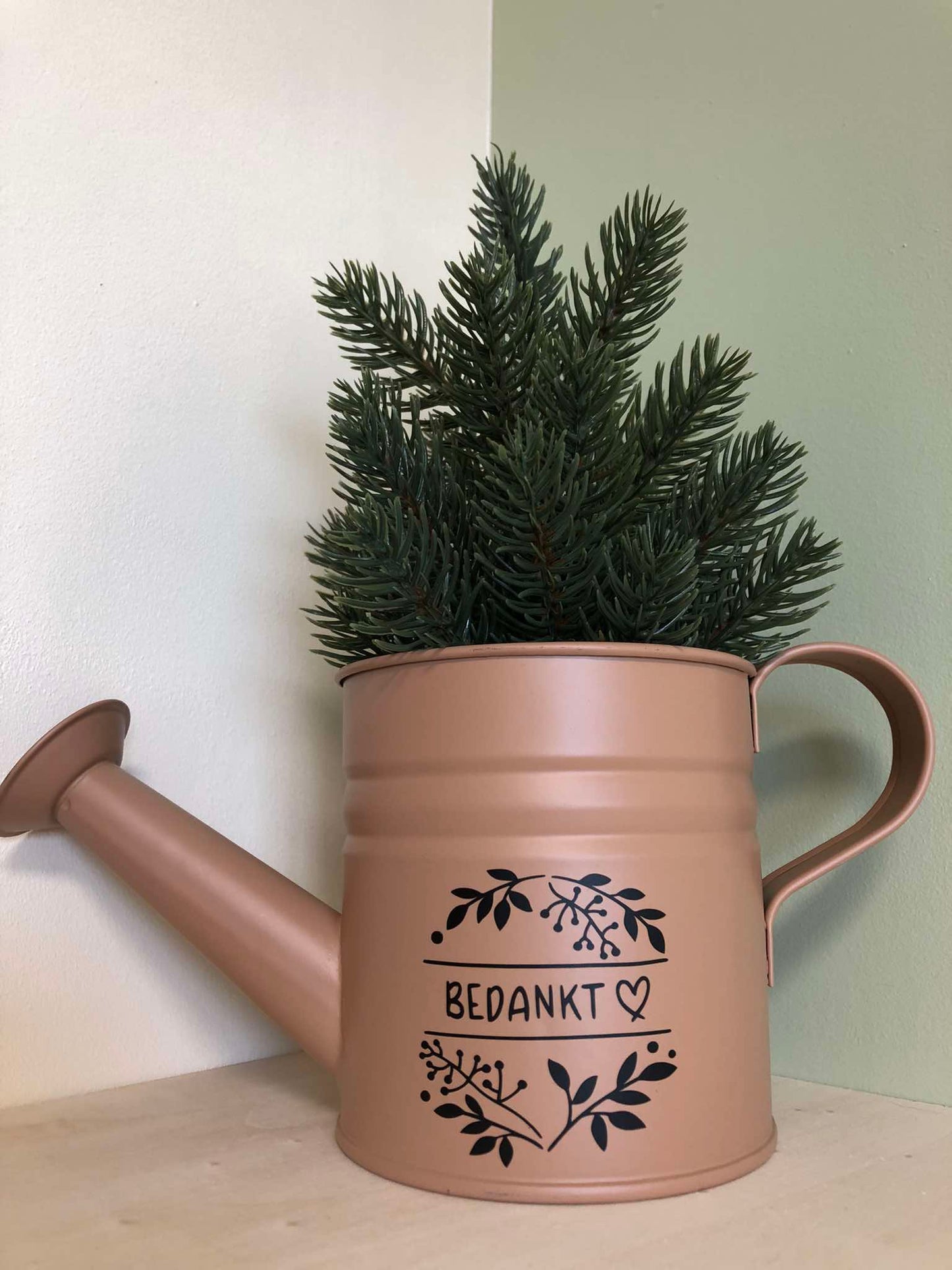 Watering can, flower pot - THANK YOU