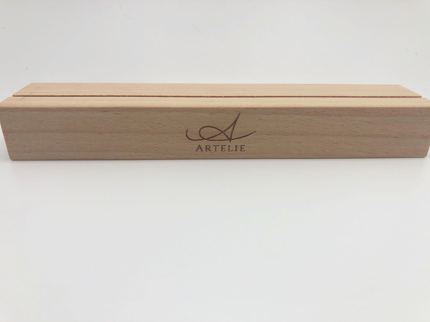 Houten kaart -of fotohouder