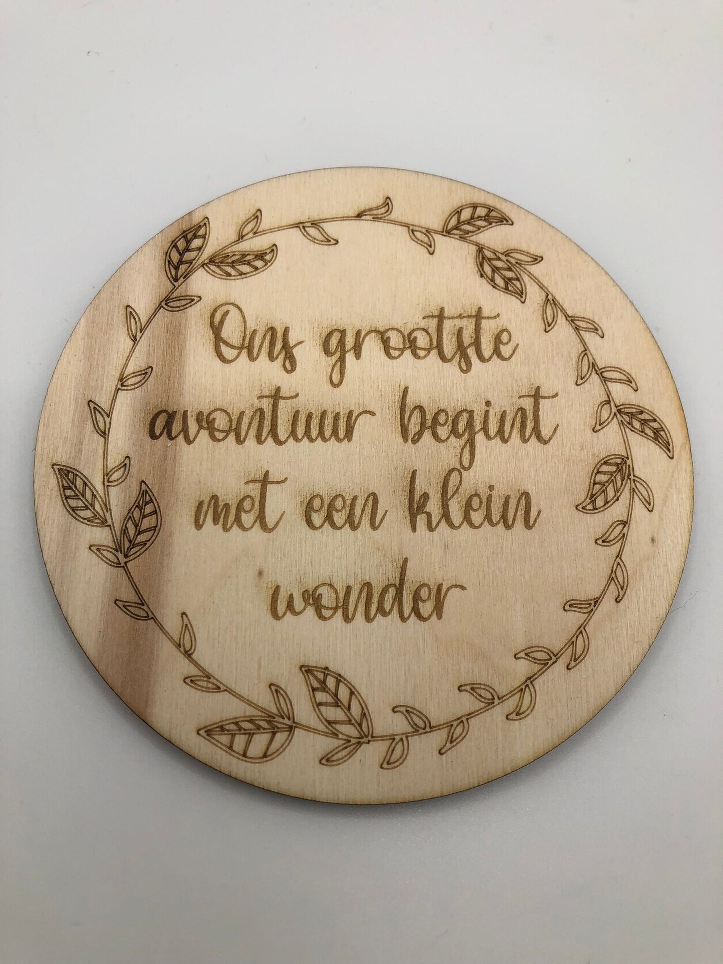 Zwangerschapsaankondiging standaardschijf