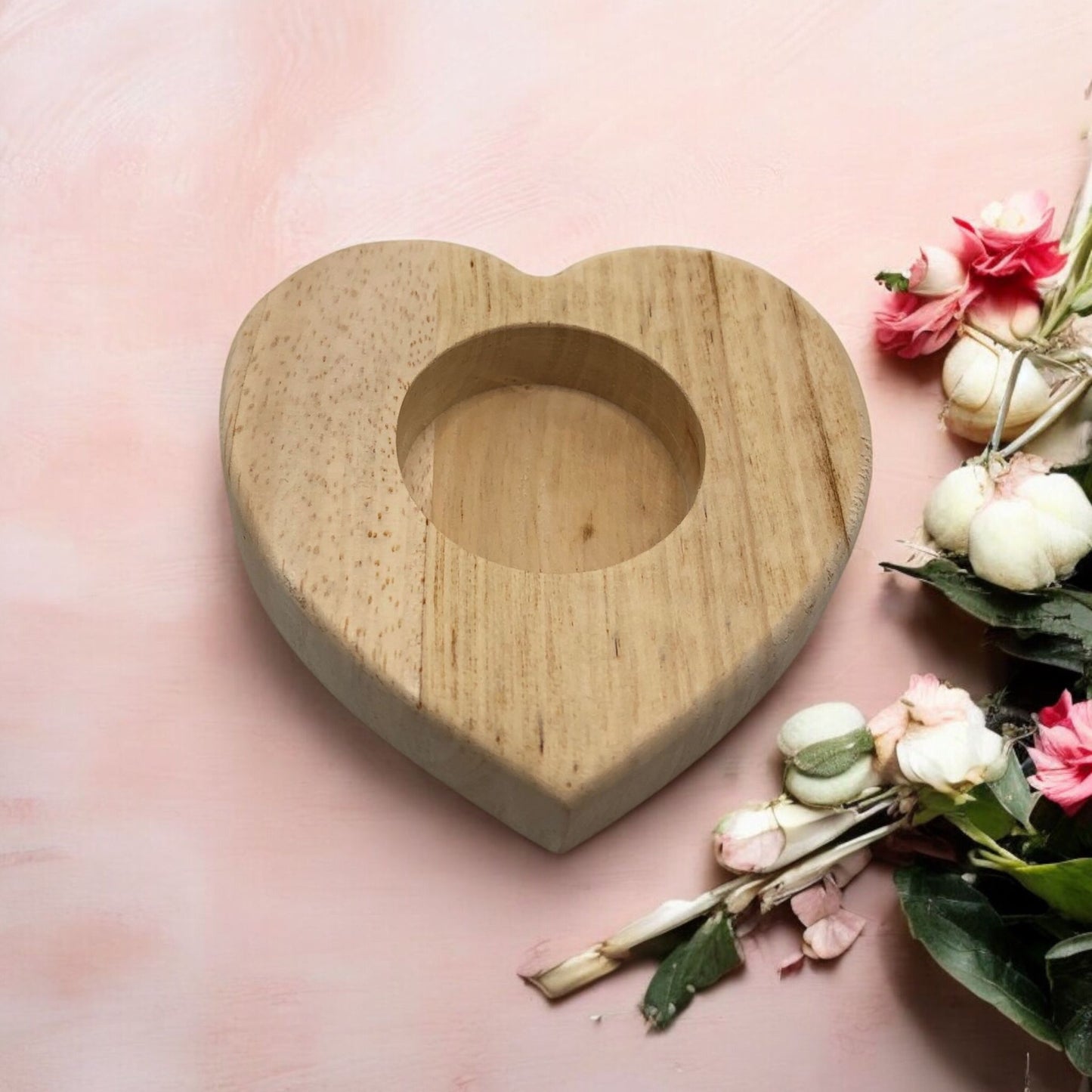 Tea light holder HEART