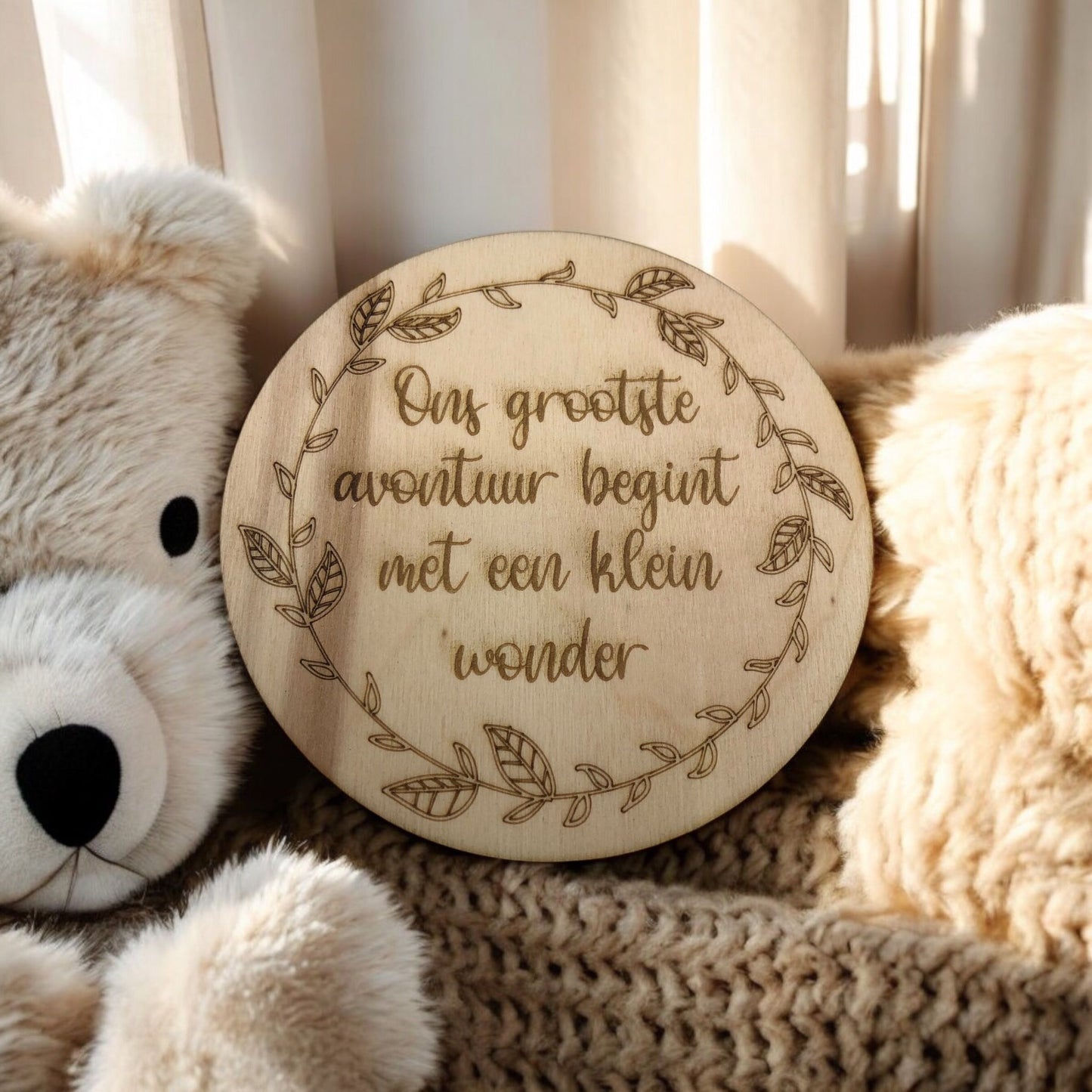 Zwangerschapsaankondiging standaardschijf
