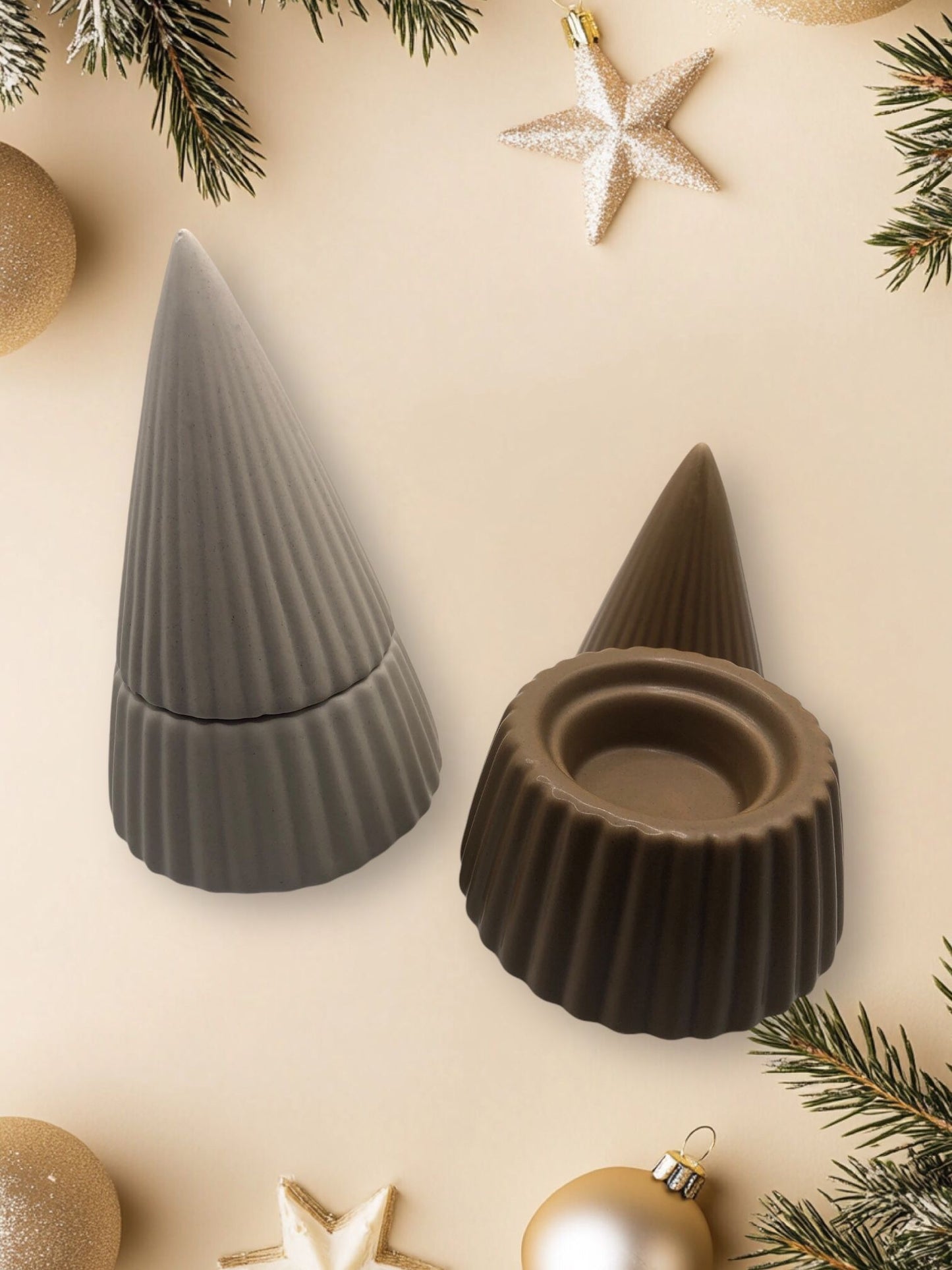 NOEL : Photophore sapin de Noël