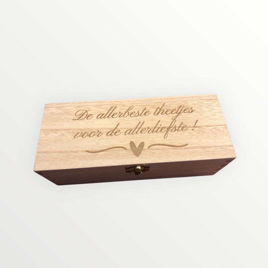 Tea box 3 compartments