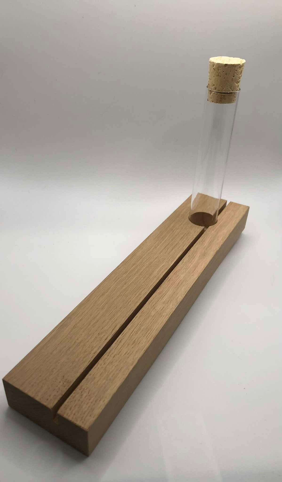 Card holder - test tube with text of your choice