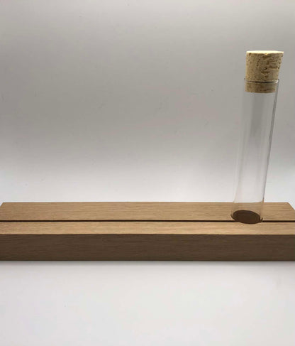 Card holder - test tube with text of your choice