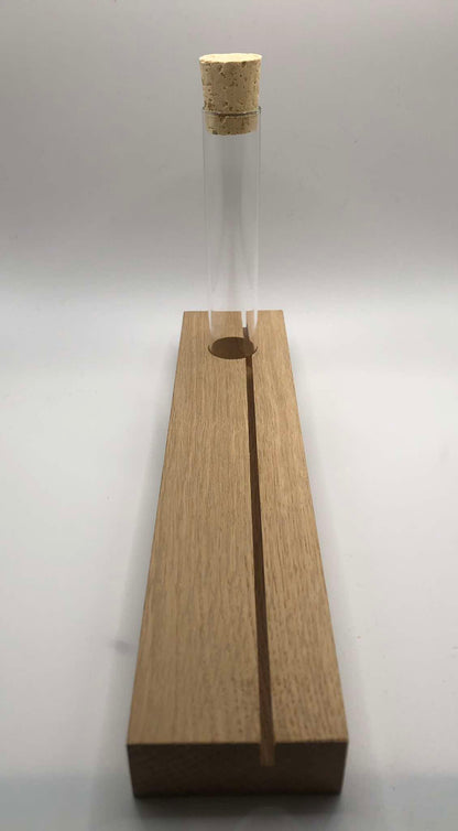 Card holder - test tube with text of your choice