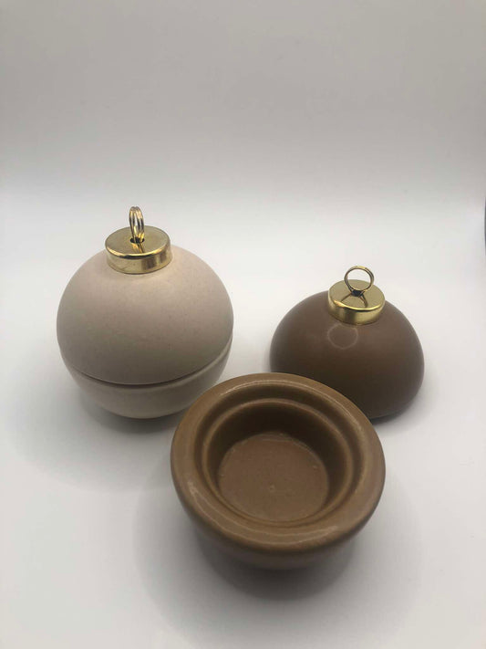 CHRISTMAS: Tea light holder Christmas ball