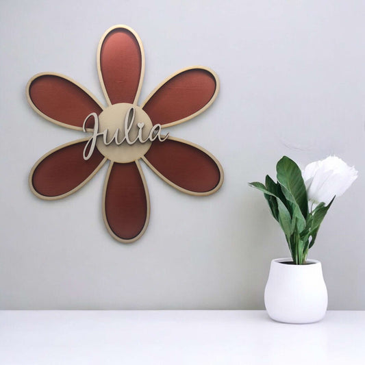 Muurdecoratie - FLOWER
