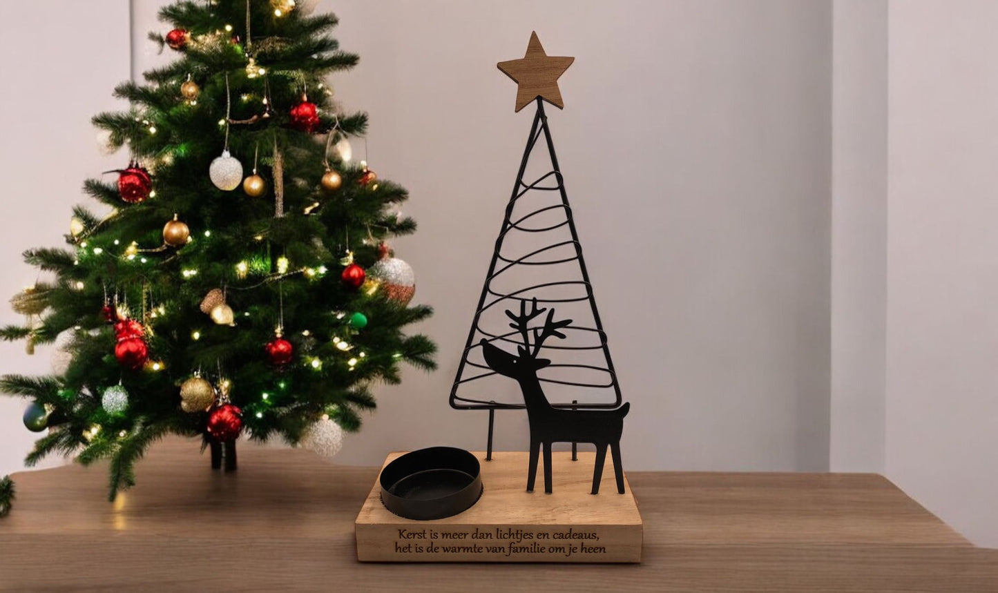 Tea light holder REINDEER