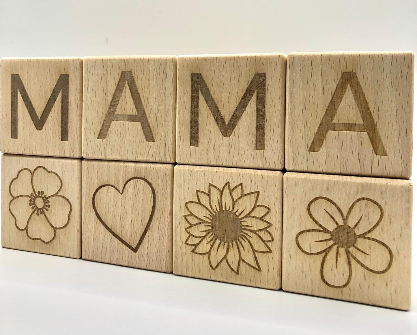Houten letterblokken
