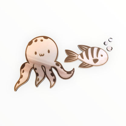 Muurdecoratie ZEEDIEREN
