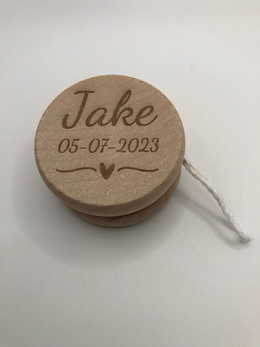 Gepersonaliseerde houten JOJO