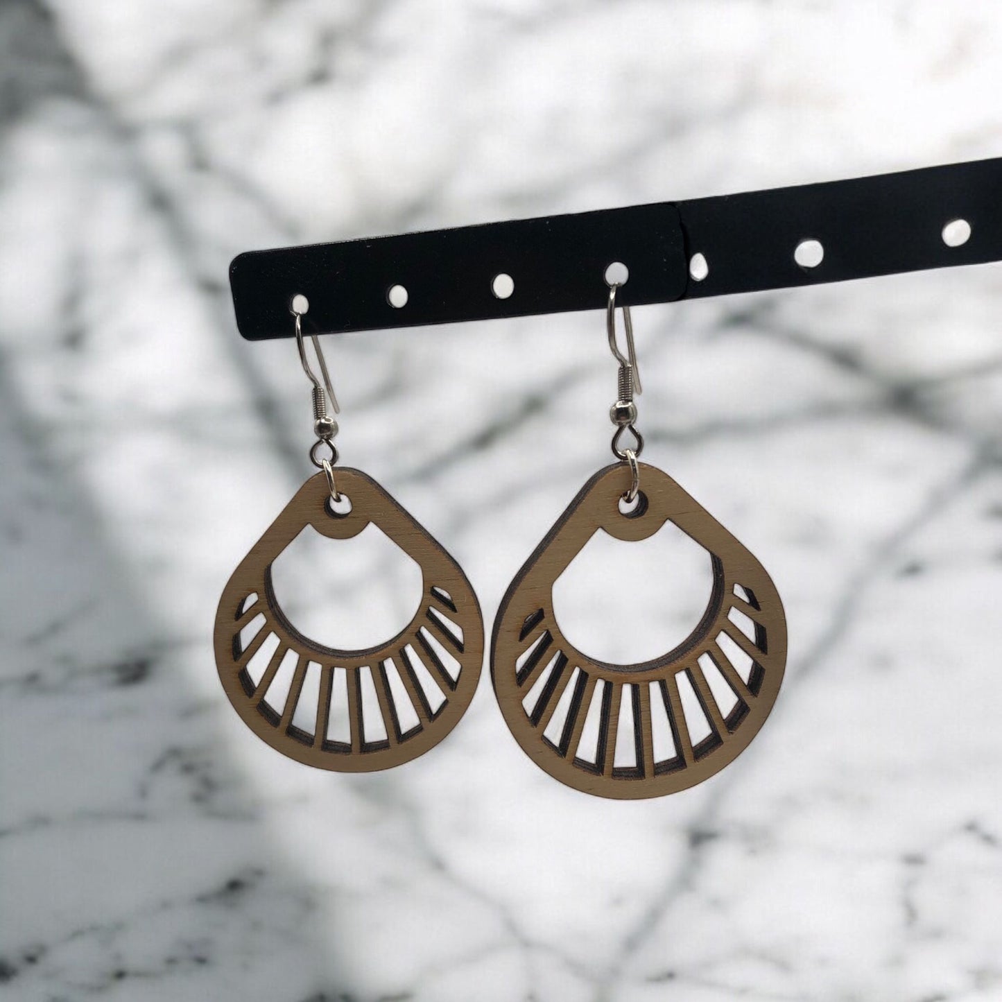 Set houten oorbellen - ANITA