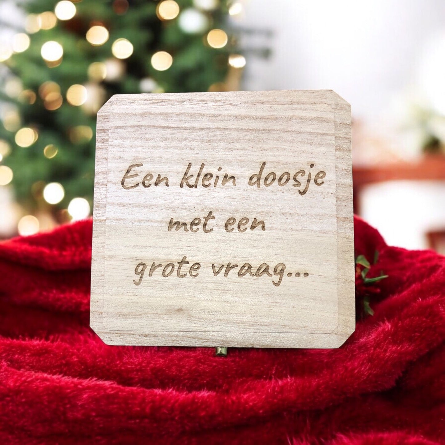 Kistje inclusief aankondiging SQUARE