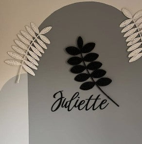 Houten naam - muurdecoratie