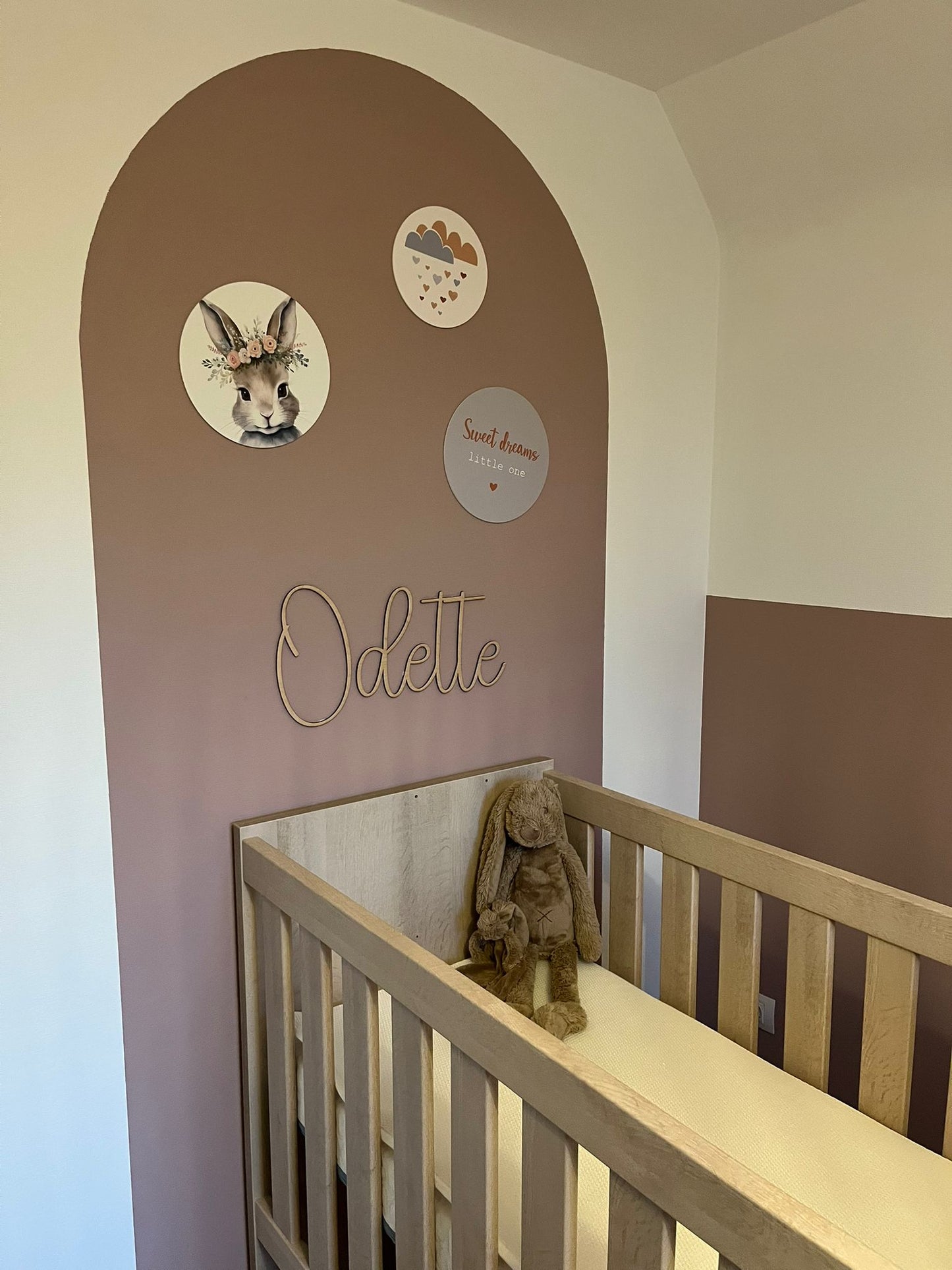 Houten naam - muurdecoratie